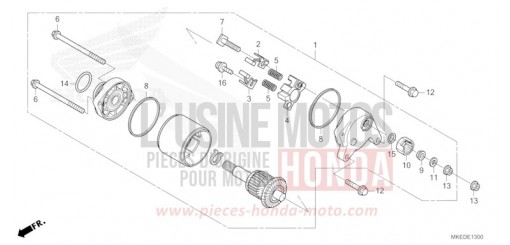 MOTEUR DE DEMARRAGE CRF450RXN de 2022